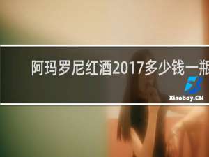 阿玛罗尼红酒2017多少钱一瓶