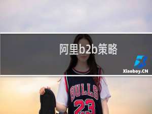 阿里b2b策略