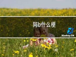 阿b什么梗