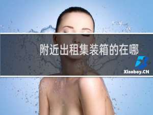 附近出租集装箱的在哪