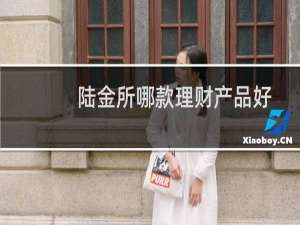 陆金所哪款理财产品好