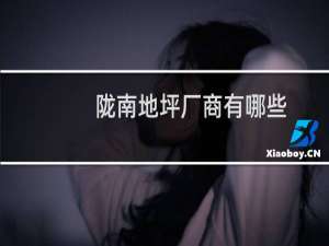 陇南地坪厂商有哪些