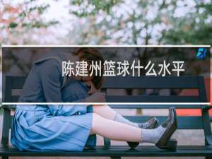 陈建州篮球什么水平