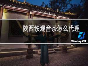 陕西铁观音茶怎么代理