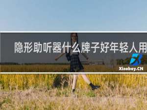 隐形助听器什么牌子好年轻人用的