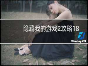 隐藏我的游戏2攻略18