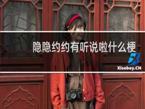 隐隐约约有听说啦什么梗