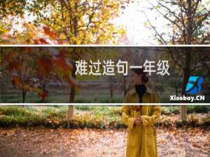 难过造句一年级（难过造句一年级）