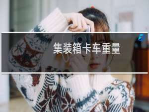 集装箱卡车重量