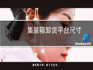 集装箱卸货平台尺寸