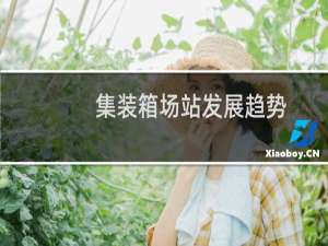 集装箱场站发展趋势