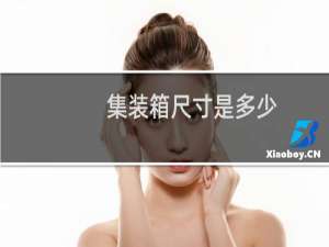 集装箱尺寸是多少