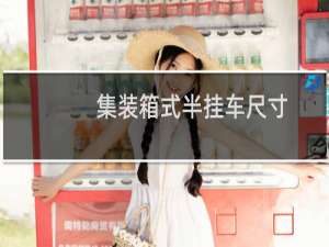 集装箱式半挂车尺寸