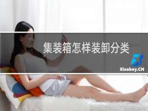 集装箱怎样装卸分类