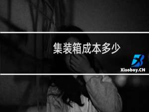 集装箱成本多少