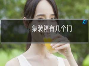 集装箱有几个门