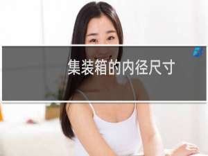 集装箱的内径尺寸