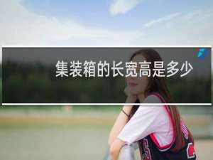 集装箱的长宽高是多少