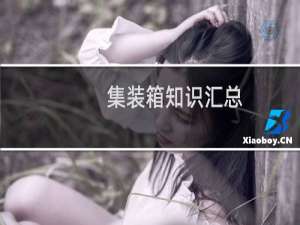 集装箱知识汇总