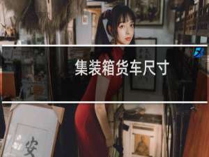 集装箱货车尺寸