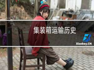 集装箱运输历史