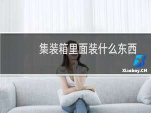 集装箱里面装什么东西