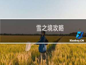 雪之境攻略