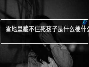雪地里藏不住死孩子是什么梗什么梗