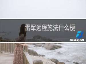 雷军远程施法什么梗