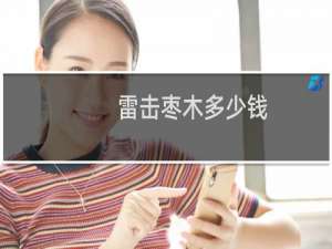雷击枣木多少钱