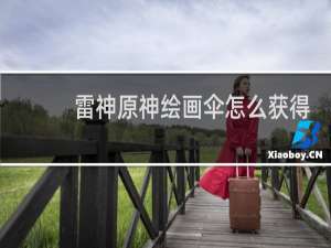雷神原神绘画伞怎么获得
