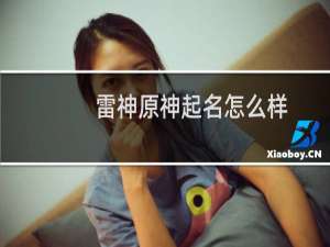 雷神原神起名怎么样