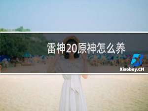 雷神 原神怎么养