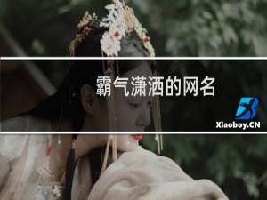 霸气潇洒的网名