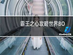 霸王之心攻略世界BOSS奖励