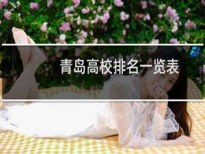 青岛高校排名一览表（青岛高校）