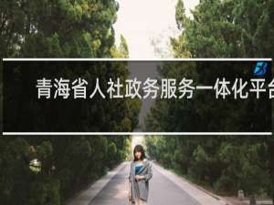 青海省人社政务服务一体化平台