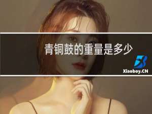 青铜鼓的重量是多少