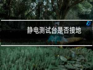 静电测试台是否接地