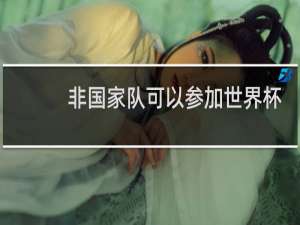 非国家队可以参加世界杯吗