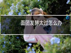 面团发酵太过怎么办