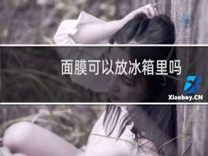 面膜可以放冰箱里吗