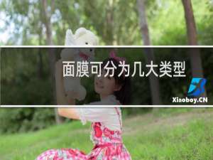 面膜可分为几大类型