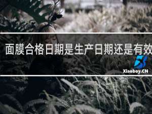 面膜合格日期是生产日期还是有效日期