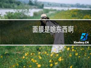 面膜是啥东西啊