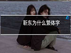 靳东为什么繁体字