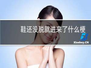 鞋还没脱就进来了什么梗？什么梗