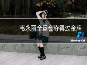 韦永丽全运会夺得过金牌吗