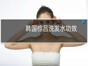 韩国棕吕洗发水功效
