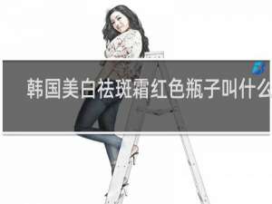 韩国美白祛斑霜红色瓶子叫什么锦